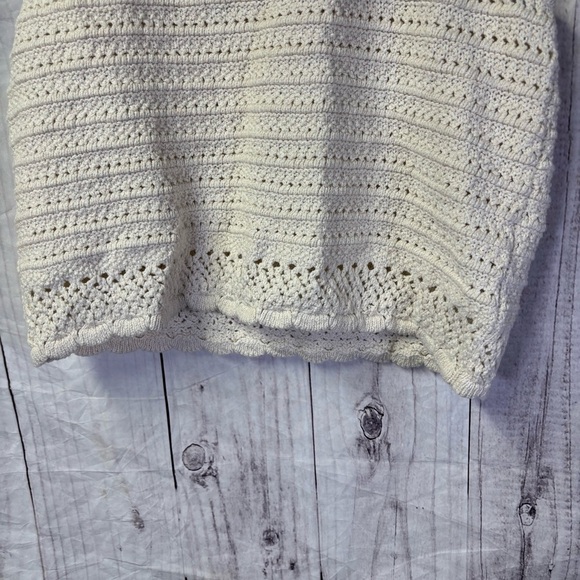 Madewell Kellen Crocheted Sweater Tank Top Size Large NWT - Picture 5 of 5